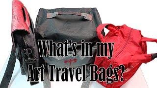 What's In My Art Travel Bags? 2024 Road Trip Edition