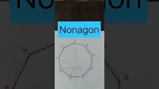 how to construct Nonagon?? #short #youtube