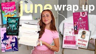 june reading wrap up  (5 stars, new releases, re-reads & disappointments)