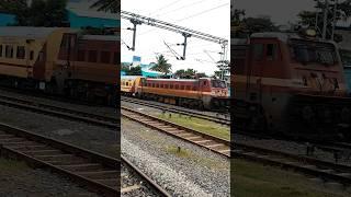 Pondicherry tirupati express arrived station  #express #train #railway #ytshorts #shyam_hembram