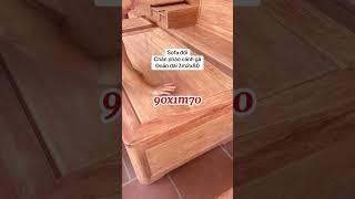 Sofa đối vip gỗ hương #nhadep #nộithấtphòngkhách