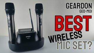 Best Budget Wireless Mic? GEARDON GED-M01 UHF Rechargeable Dual Microphone System Review