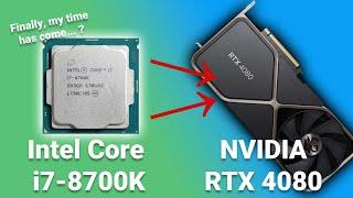 GeForce RTX 4080 with Core i7-8700K Benchmarks - How Much Bottleneck?