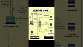 how does DNS Works|(domain name system) works. #trending #youtubeshort #dns #viral #youtubefeed
