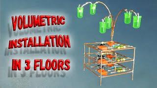  Running lights in an unusual design! A simple transistor circuit  Volumetric installation! 