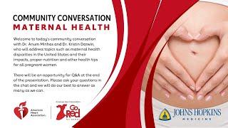 Community Conversation | Maternal Health