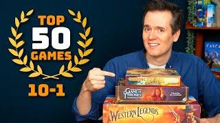 Top 50 Board Games of All Time - 10-1