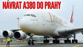 Návratu Emirates A380 přihlížely tisíce lidí... Jak vypadal první přílet do Prahy?