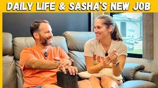 Sasha's new Job and our Daily Life // Vlog 45