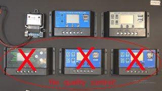 Testing Solar Charge controllers for 12V Li-ion battery pack. Which is best?