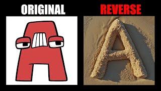 Reverse Alphabet Lore But It's Sand (A-Z...) - Alphabet Lore Meme Animation - TD Rainbow