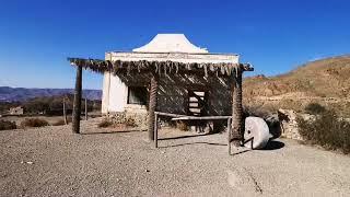 Standplatz zwischen Mandelplantage und Filmkulissen in Spanien