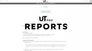 UTPro Reports