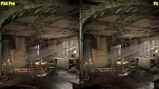 Resident Evil 7 Teaser Pc Vs PS4 Pro 1080p Graphics Comparison