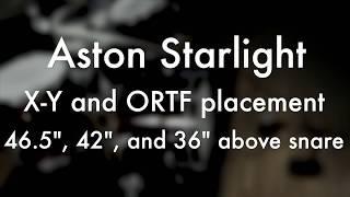 Aston Starlight Drum Overheads Comparison: X-Y Versus ORTF