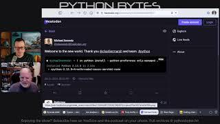 408: python-preference only-managed 3.13t - Python Bytes