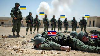 North Korean troops tried to sneak into Ukrainian territory! Look what happened! Horrible!