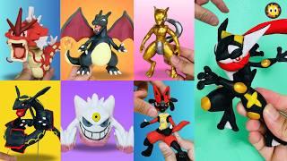 Shiny Pokemon Figures Making - Charizard, Lucario , Greninja, Rayquaza, Mewtwo, Gengar, Gyarados