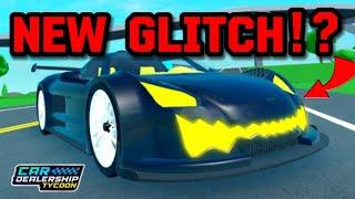 NEW GLITCH WITH HALLOWEEN EVENT CAR IN Car dealership tycoon?! | Mird CDT