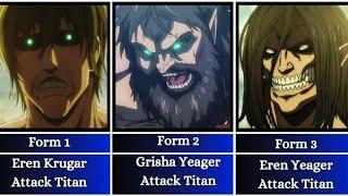 All Titan Shifters in Attack on Titan (Including Summoned Titans of Ymir....) #anime #attackontitan