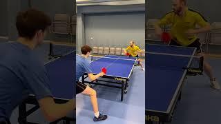 The perfect receive #pingpong #tabletennis