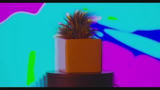 Spinning Cactus Emenating Color Fields - SLOW TV - MOVING ART - 2 HOURS - PSYCHEDELIC