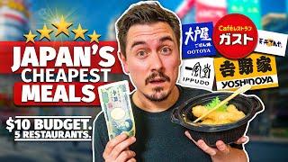 I Tried Tokyo's CHEAPEST Restaurants  5 Meals Under $10 | Budget Japan