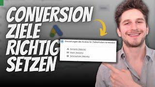 Conversion Ziele bei Google - Zielvorhaben richtig verwenden (& diesen häufigen FEHLER vermeiden)