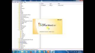 how to reset ms office word 2007 to default settings