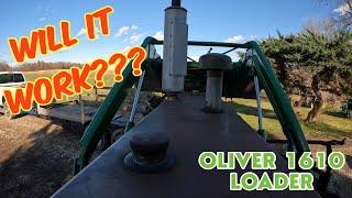 WILL IT WORK??? OLIVER 1610 loader put to the test