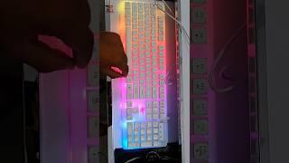 HAVIT KB876L MULTIFUNCTION BACKLIT KEYBOARD | Cool shape RGB Light #shorts