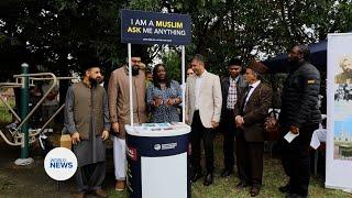 Ahmadi Muslims take part in Battersea Community Festival, UK