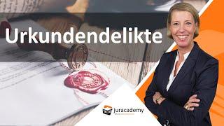 Urkundendelikte - Übersicht - Tathandlungen § 267 StGB ► juracademy.de