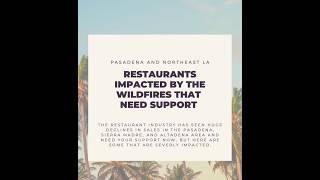 Resharing from @celine.linarte | Local LA restaurants and businesses need our help