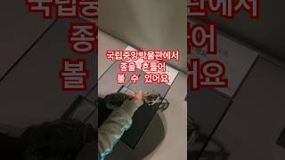 국립중앙박물관에서 이런 체험을! #송샤티비