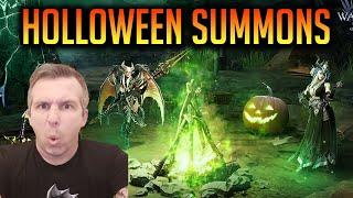 DOUBLE LEGENDARY!! SURPRISE HALLOWEEN SUMMON EVENTS! | Watcher of Realms