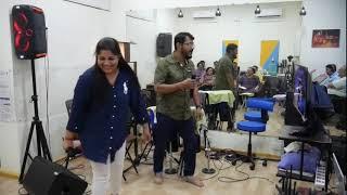 vandana..Khoobsurat Hasina with Anand iyer