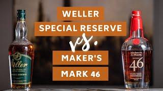 Weller Special Reserve vs Maker's Mark 46 BLIND COMPARISON | Which Is The BETTER Wheated Bourbon?