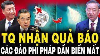 Trung Quốc Nhận ‘QUẢ BÁO’, Các Hòn Đảo Phi Pháp Ở Biển Đông Đang Dần BIẾN MẤT