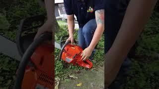 Motosierra Husqvarna 365 - Buenas herramientas y maquinaria facilitan el trabajo