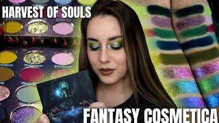 NEW Fantasy Cosmetica Harvest of Souls Palette Review, Swatches, & 5 Looks