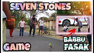 Seven Stones Game Babbu Fasak | Pareshan Babbu07