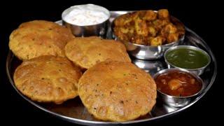 आटे की Instant आलू मसाला पूरी | Masala Puri Recipe | 10 मिनट में बनने वाली झटपट मसाला पूरी |