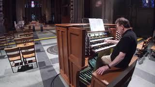 Prelude and Fugue in D major 'Hallelujah' - Franz Schmidt:  David Briggs at St John the Divine, NYC