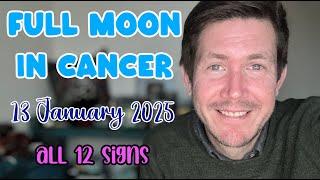 Full Moon  in Cancer ️ 13 January 2025 All 12 Signs! Your Horoscope with Gregory Scott