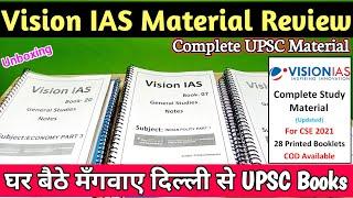 Vision IAS Notes unboxing and Review | notes price, quality, How to buy from delhi |