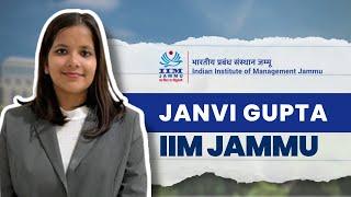 How's Life Like in IIM Jammu | Janvi Gupta, AceIPM Student