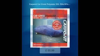 Carpoint Car Cover Polyester XXL 524x191x122cm Blue