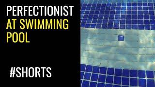 Man screams at pool tiles #shorts