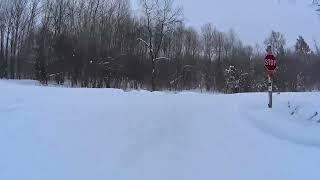 Snowmobile Trail Conditions in Northwest lower Michigan Dec. 7, 2024